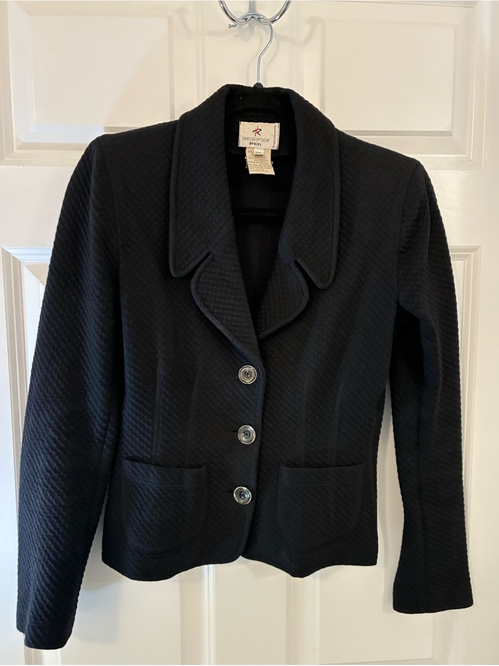 🇫🇷 Sonia Rykiel Vintage Black Jacket 1989 Vintage Paris EU 36